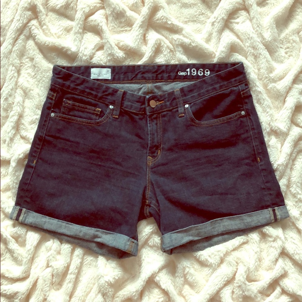 Denim shorts